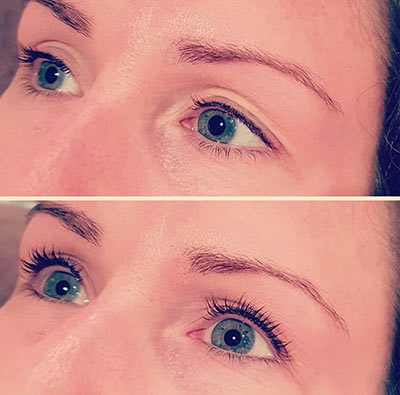 rehaussement de cils effet naturel